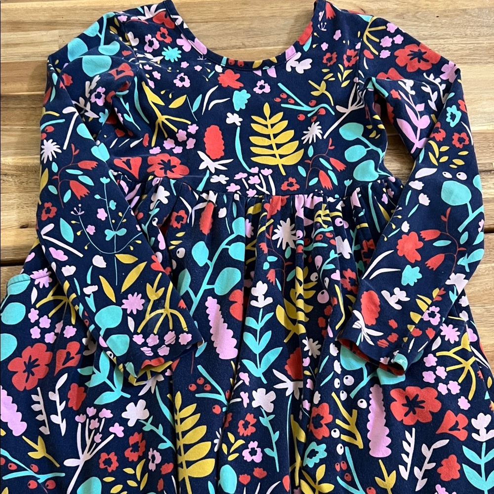 Hanna Andersson Multicolor Floral Kids Dress